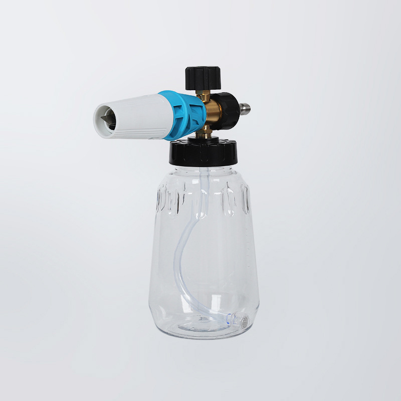 Højtryksbilvaskpistol og skumpotte