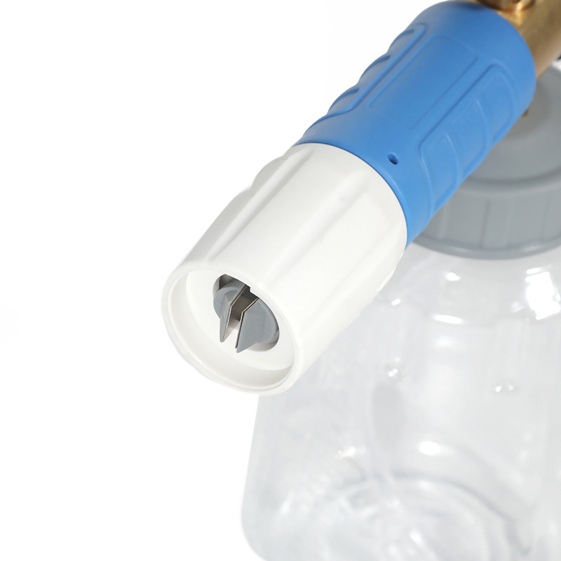 Sektorformet højtryksbilvask pa skumpotte