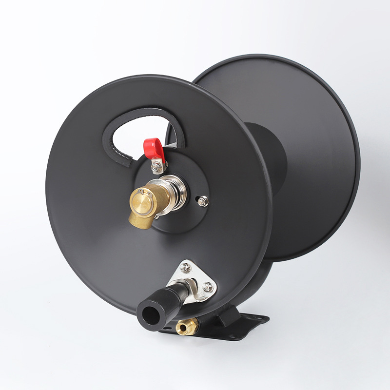 Manuel teleskopisk højtryksvandslangrullehjul