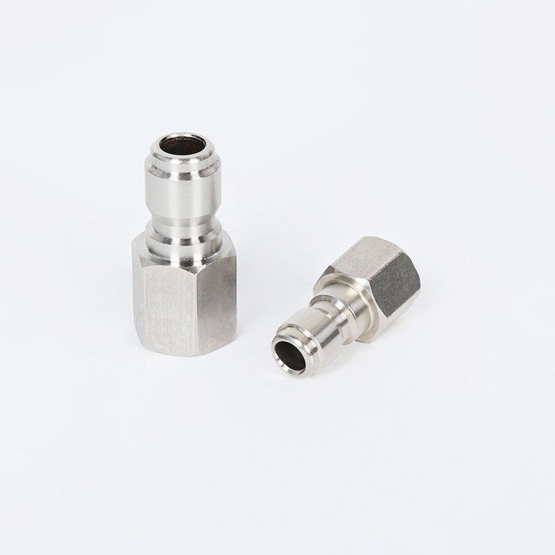 Rengøringsmaskine med højt tryk lige gennem Rotary Quick Connector