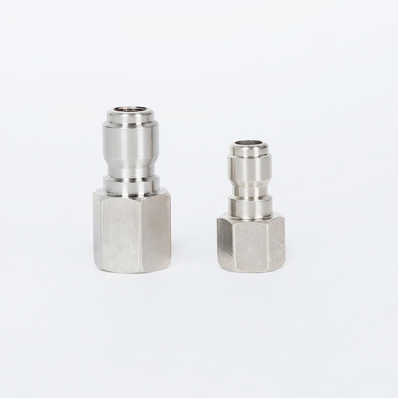 Rengøringsmaskine med højt tryk lige gennem Rotary Quick Connector