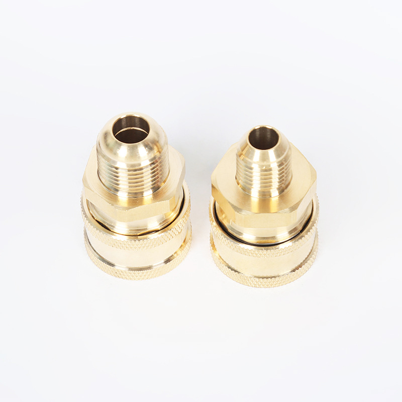 Rengøringsmaskine med højt tryk bilvaskemaskine Kobber 3/8 Hurtigt stik