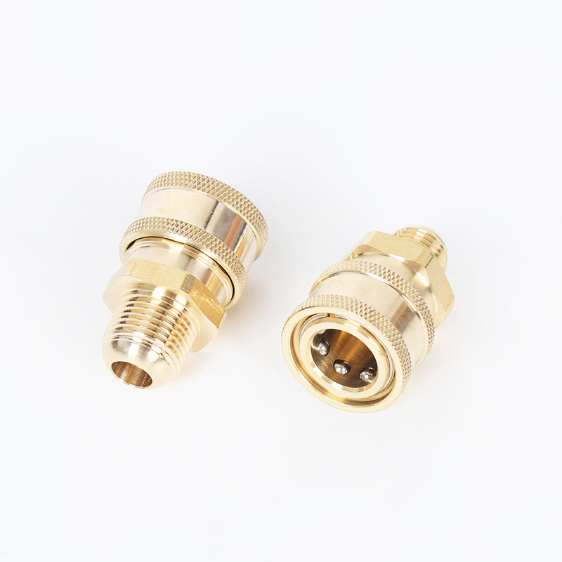 Rengøringsmaskine med højt tryk bilvaskemaskine Kobber 3/8 Hurtigt stik