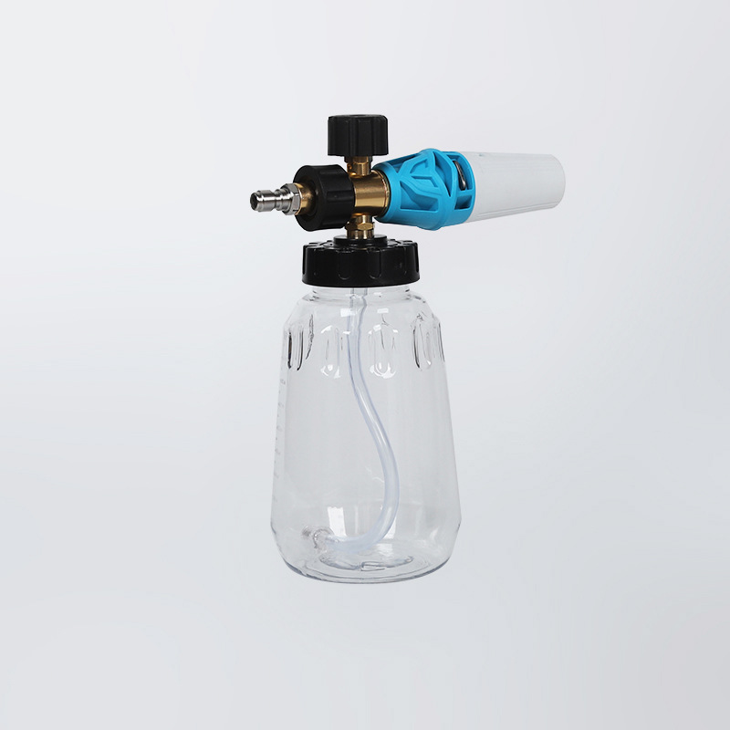 Højtryksbilvaskpistol og skumpotte