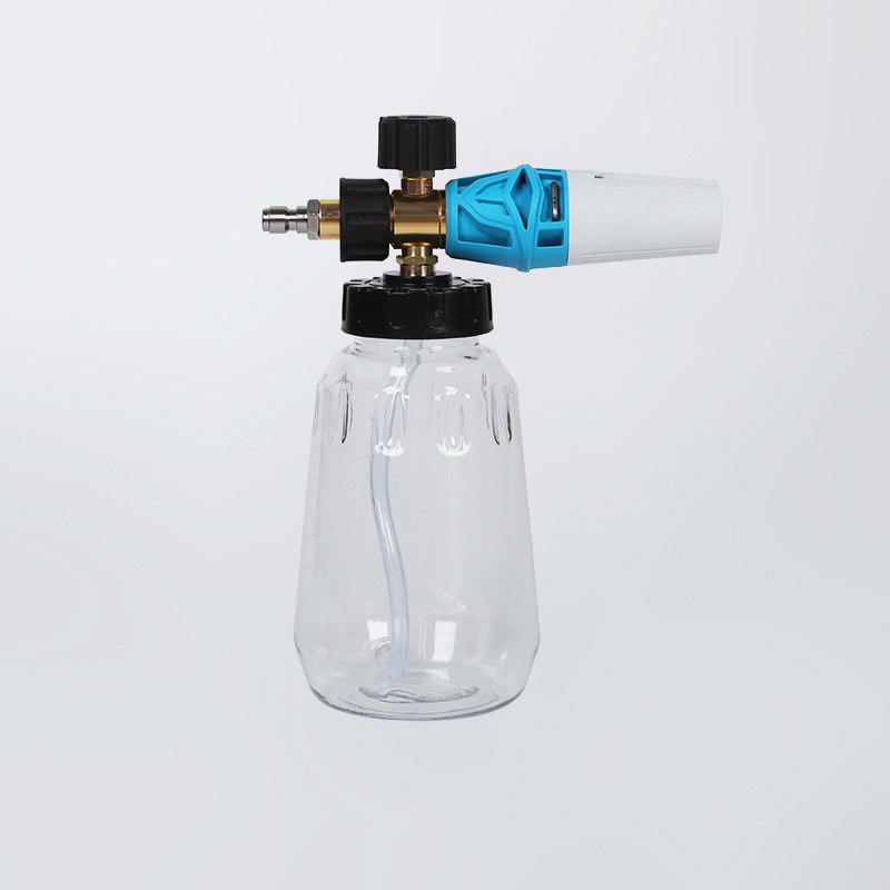 Højtryksbilvaskpistol og skumpotte