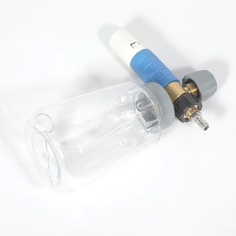 Sektorformet højtryksbilvask pa skumpotte