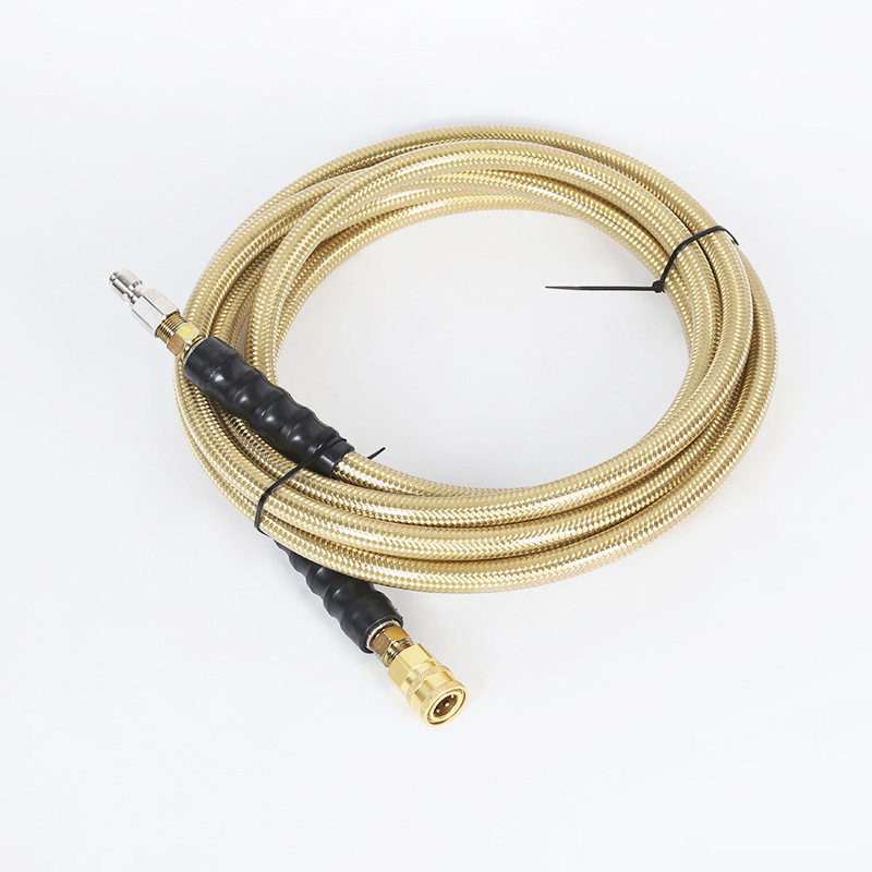 Rustfrit stål metal hybrid flettet højtryksslange