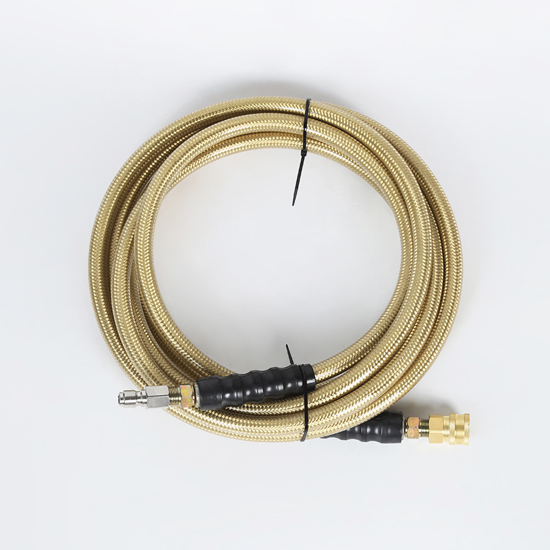 Rustfrit stål metal hybrid flettet højtryksslange