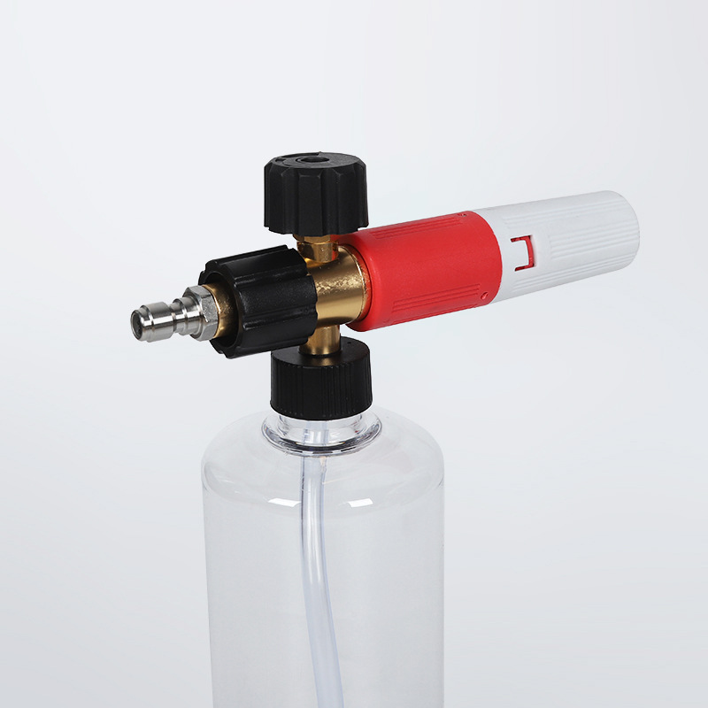 Højtryks Quick-Plug Transparent sektorformet PA-bilvaskeskumpotte