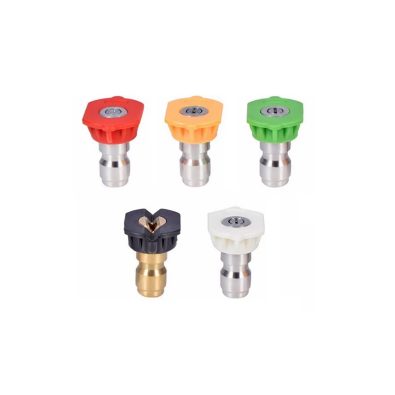 Hurtig tilslut bilvask spray dyse højt tryk flerfarvet dyse