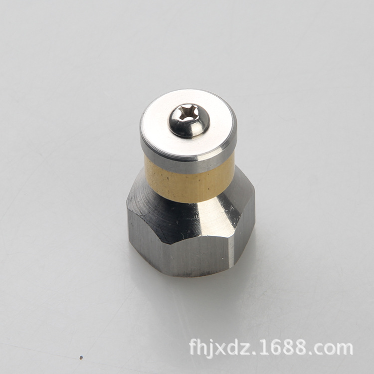 Rengøringsvej rengøringsvejkøling af rustfrit stål med høj tryk Sprøjtedyse