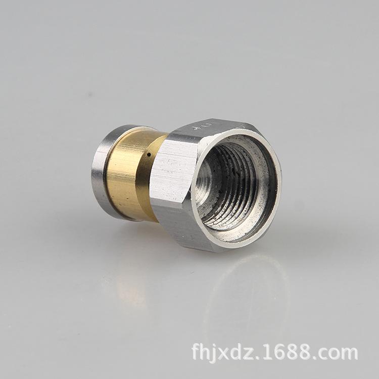 Rengøringsvej rengøringsvejkøling af rustfrit stål med høj tryk Sprøjtedyse